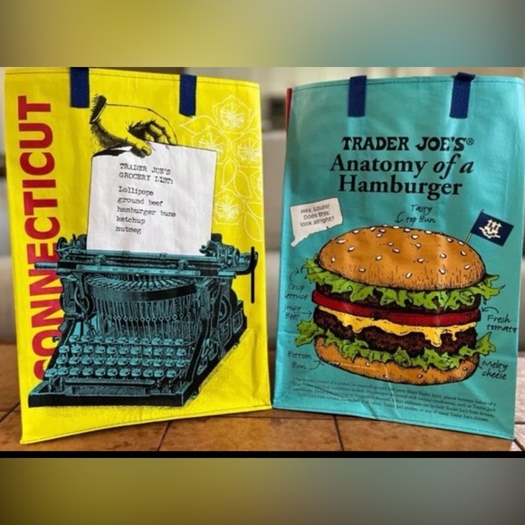 Trader Joe'S Other - Trader Joe's Reusable Tote State Bag- CONNECTICUT